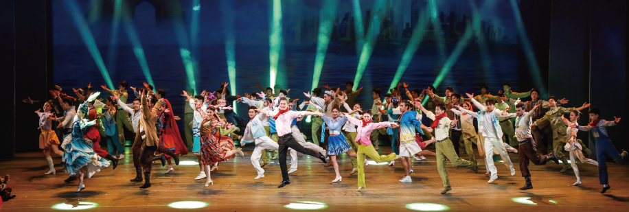 雜技劇《天山雪》劇照。