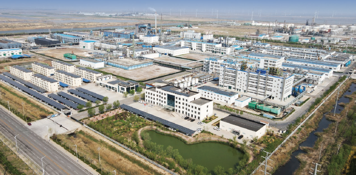 東營市河口區藍色經濟產業園“智慧化工園區”。
